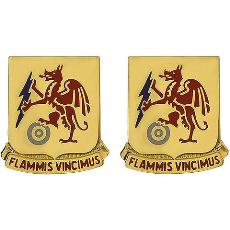 2nd Chemical Battalion Unit Crest (Flammis Vincimus)